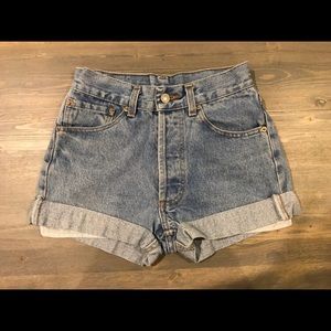 Levi’s 501 button fly shorts